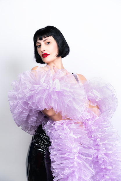 Lavender Organza Boa