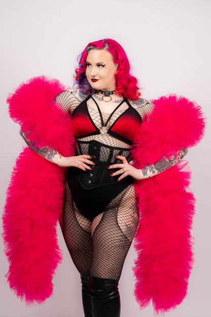 Hot Pink Tulle Boa