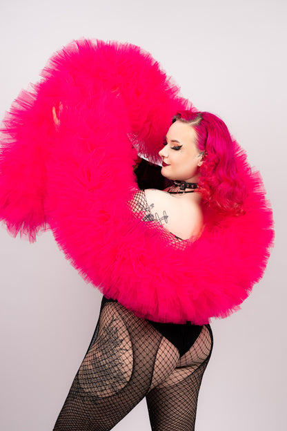 Hot Pink Tulle Boa